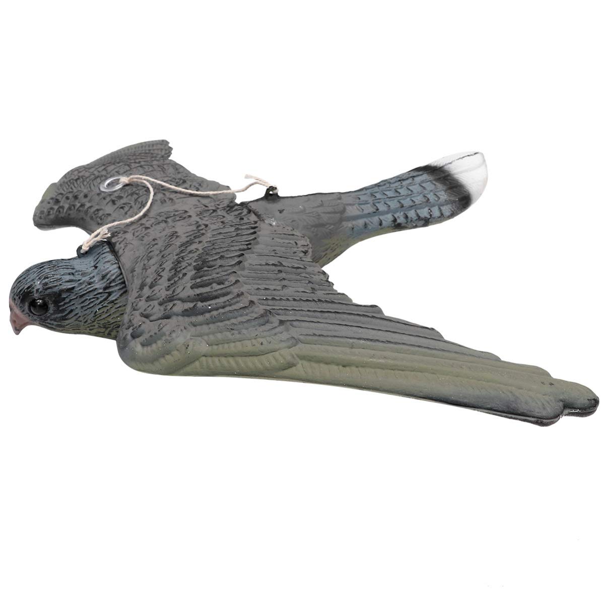 1pc Simulation Bird Sculpture Lifelike Plastic Fierce Bird Figurine for Garden Decor Hunting Bait and Outdoor Farm Use and Safe Material Fun Present