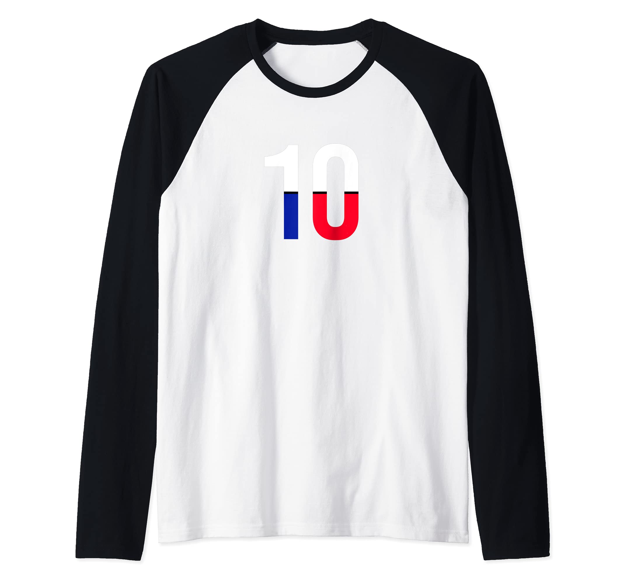 Flag France Raglan Baseball Tee