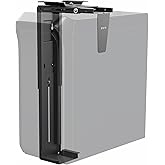 VIVO Under Desk and Wall 8.3 to 13 inch Wide Office and Gaming PC Mount, Large Computer Case CPU Machine Holder with Swivel and Locking, Holds 44 lbs, Black, MOUNT-PC01L