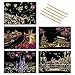 Junejour 5 Packs Scratch Art Paper Rainbow Painting Sketch Pad for Adults Scratch Art for Kids DIY Fantacy Night View Gifts-16 x 11.2 Inches