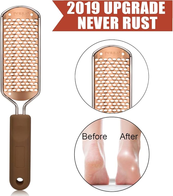 Foot File Callus Remover INFILILA Large Foot Scrubber Callus Remover