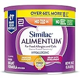 Similac Alimentum With 2'-FL HMO Hypoallergenic Infant Formula, for Food Allergies and Colic Due to Protein Sensitivity, Baby Formula Powder, 19.8-oz Value Can