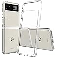 Sucnakp for Motorola Razr-2023 Case: Premium Clear Back Panel + TPU Bumper Cover for Moto Razr 2023（YKL Clear）