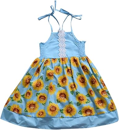 girls sunflower dress