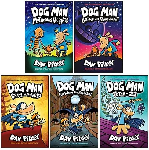 NEW! Dog Man Books Collection (10 Books): Dog Man #1 - Dog Man #10