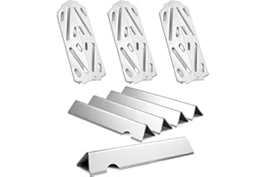 GRILLFLAME Genesis II Parts 66795 Flavorizer Bars Heat Deflectors Grill Replacement Parts for Weber Genesis 2 Grill Parts II E-310 II E-335 II E-315 S-335 II SE-310 LX S-340 GS4 Stainless Steel Flavorizer Bars