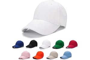 Edoneery Baseball Cap for Kids-Adjustable Washed Cotton Golf Toddler Hat for Boys & Girls