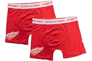 Calhoun NHL Surf & Skate Men's Soft Comfortable Underwear Boxer Briefs – 2 Pack