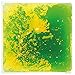 Surfloor New, Bright & Cosmic Colored Liquid Tile, Green/Yellow, 19.5 X 19.5