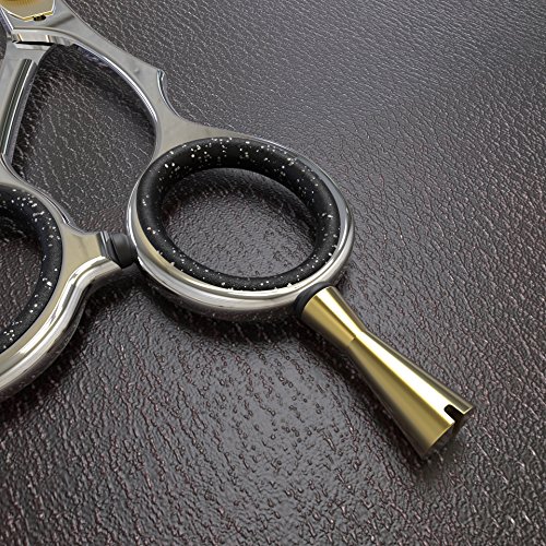 Equinox Professional Razor Edge Hair Cutting Scissors/Shears - (6.5") Finger Inserts and Adjustment Tension Screw, 100% Stainless Steel, Great For Salons, Barber-Shops, and Hair Enthusiasts
