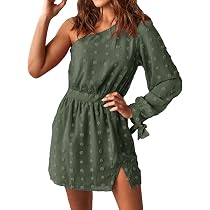 BTFBM Women One Shoulder Long Sleeve 