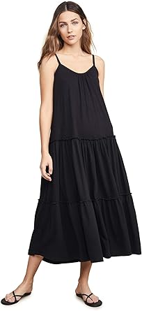 casual tiered maxi dress