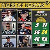 2014 Stars of NASCAR Deluxe Wall Calendar by 