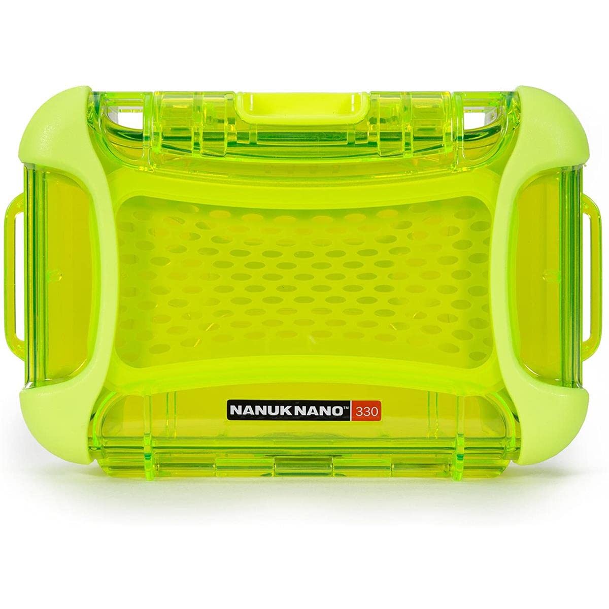 NANUK 330-0002 Nano Series Waterproof Large Hard Case for Phones, Cameras and Electronics (Lime)