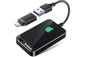 JEMLUSE Wireless CarPlay Adapter for Apple - Stable Fast Connection for Convert Factory Wired to Wireless CarPlay Dongle Cars for iPhone - No Latency from iOS 10+ to Screen w/USB C (Black Knight)