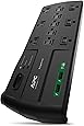 APC 11-Outlet Surge Protector Power Strip with USB Charging Ports, 2880 Joules, SurgeArrest Home/Office (P11U2)