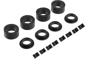 Hihaha Front Seat Support Bushings/for Jeep Wrangler TJ 1998-2006 / Seat Bushing/Durable Plastic / 1 Set Black