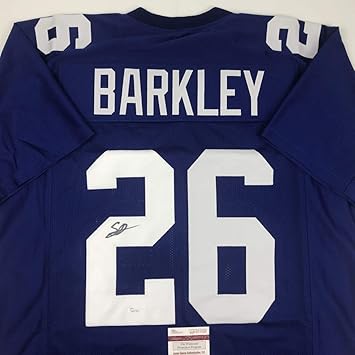 saquon barkley authentic jersey