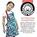 Dinky Dinky - Adjustable Waterproof Kids' Apron with Charming Dog Print - Durable PVC Craft & Cooking Apron for Young Chefs & Artists, Easy to Clean - Unisex Design