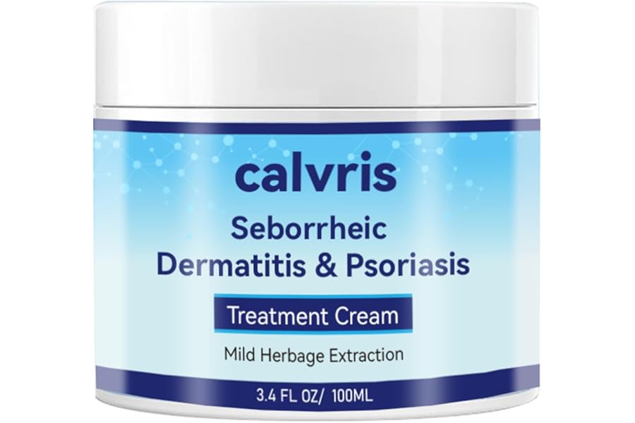 Calvris Scalp Comfort Balm – Steroid-Free Botanical Formula for Dry, Itchy Scalp & Skin, 3.4 Fl Oz | Natural Soothing Relief with Cooling Sensation