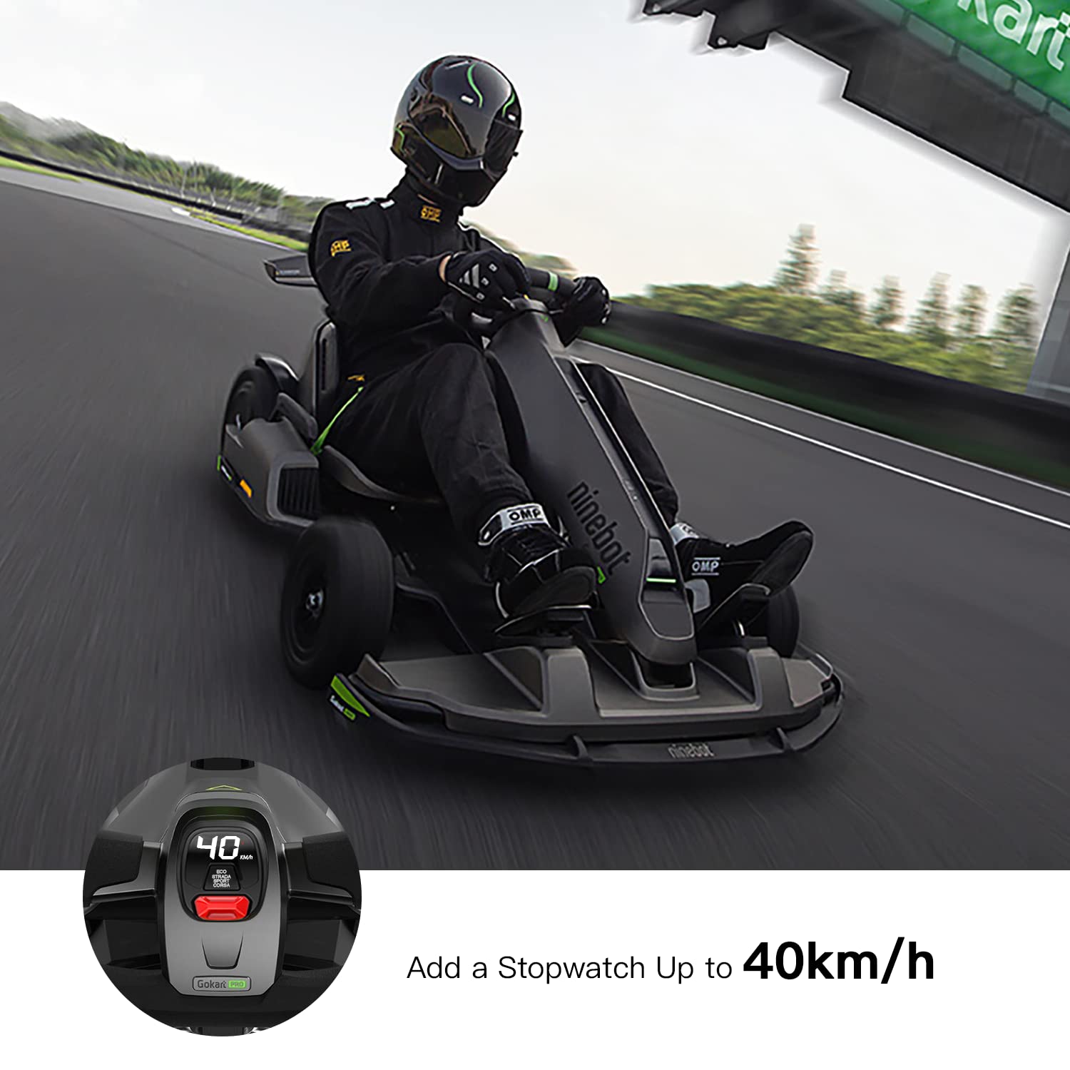 stio Stopwatch for GoKart Pro and Gokart Bundle Compatible with Ninebot by Segway Gokart PRO,Go Kart Kit Dashboard Accessories Instrument Display Replacements Original Accessories