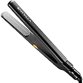 Sam Villa TEXTUR Professional Hair Crimper with Precision Heat Control | Titanium-Coated Ridged Plates Add Texture and Volume, with Precision Temperature Control for Customized Styling.