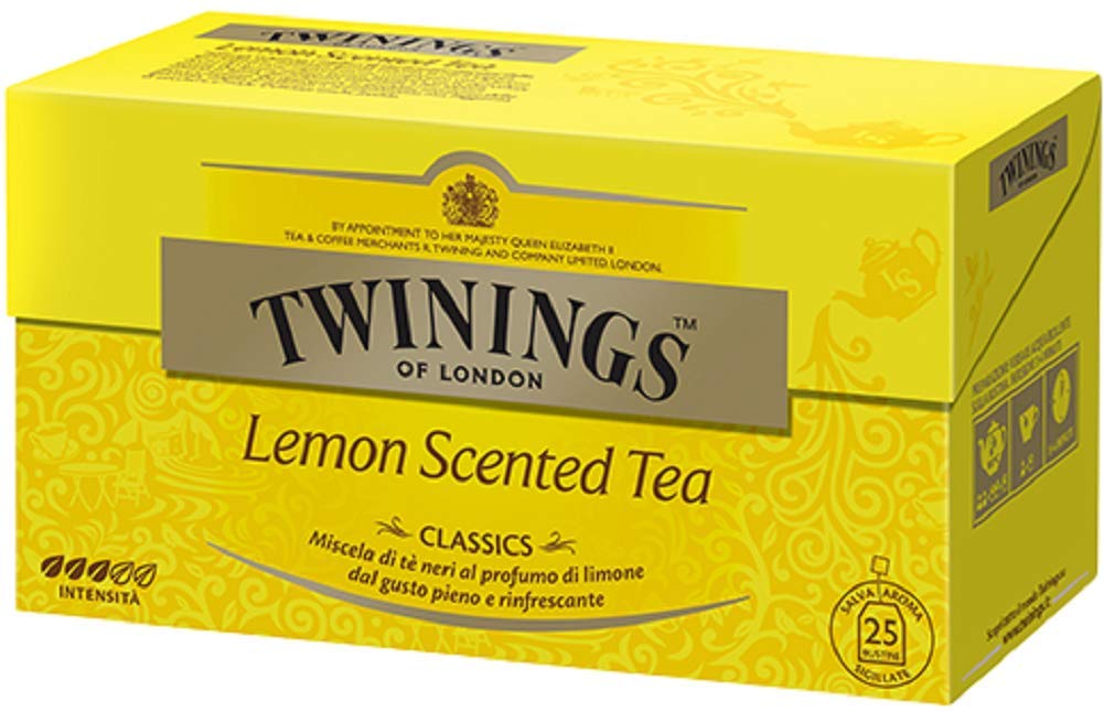 Twinings Classic Tea Lemon Scented Mix of Black Tea with Lemon