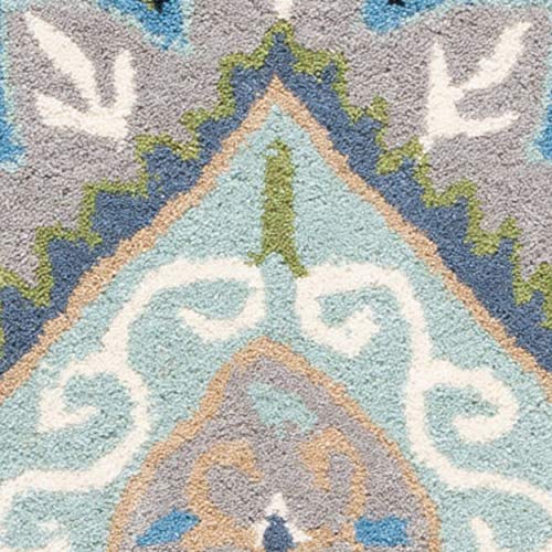 SAFAVIEH Wyndham Collection 2'6" X 4' Blue/Multi WYD374A Handmade