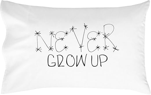 Amazon Com Oh Susannah Never Grow Up Pillow Case For Kids