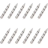 Fishfun 12/20pcs Tungsten Nail Weights for Neko Wacky Rig Fishing, Insert Pencil Worm Sinkers for Bass Fishing