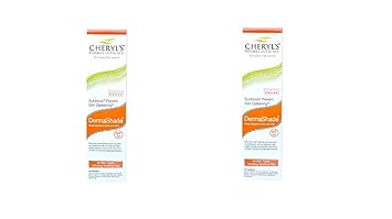 Cheryl's Dermashade sun screen lotion SPF 50, protects the skin and face from UV sunrays- 50 gm each, Pack of 2