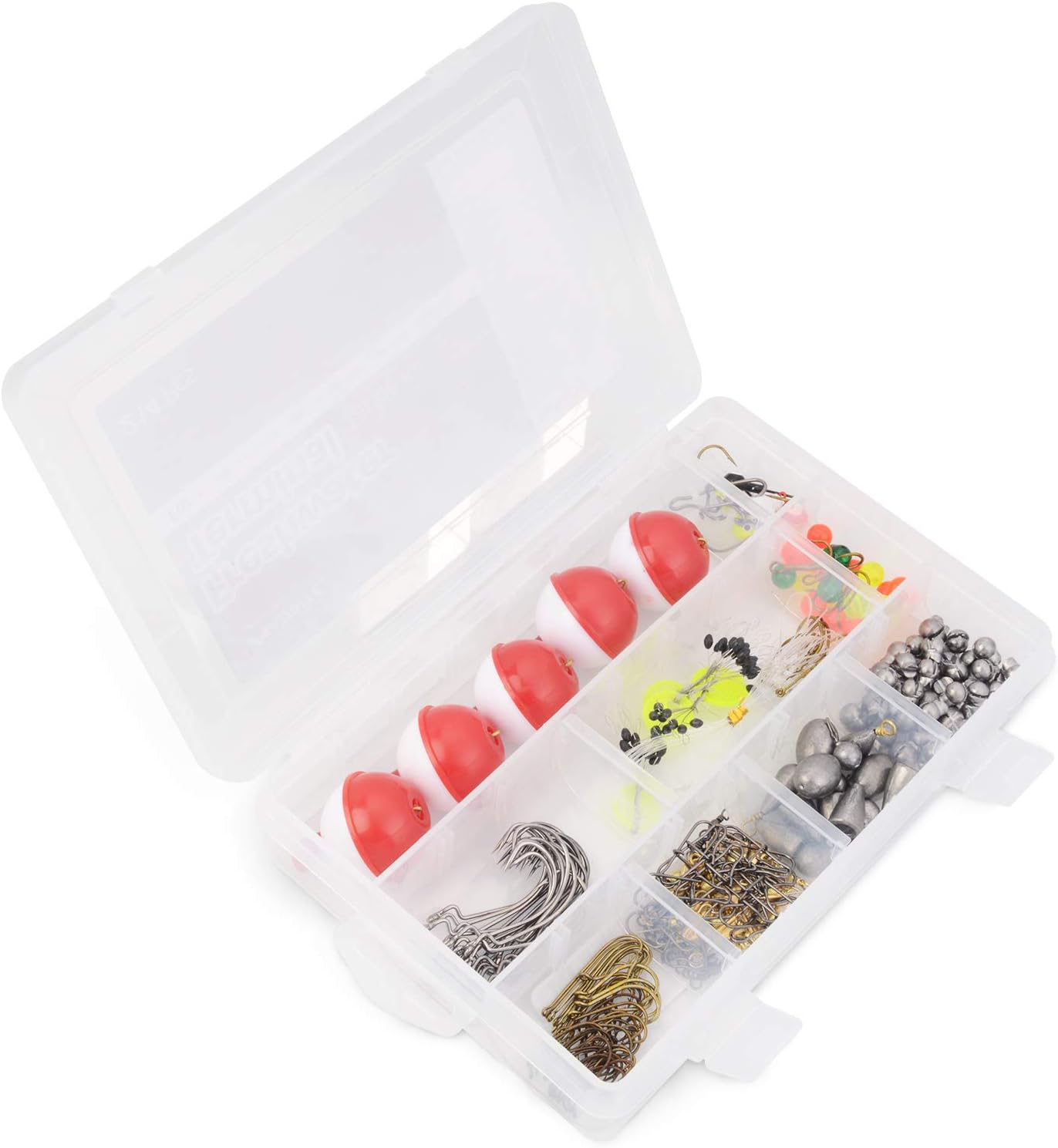 MadBite Freshwater Terminal Tackle Kits, 214 pcs, Fishing Hooks, Fishing Accessory Kit, Freshwater Fishing Gear, Fishing Tackle, Fishing Weights & Sinkers, Jig Hooks, Floats and Bobbers : Sports & Outdoors