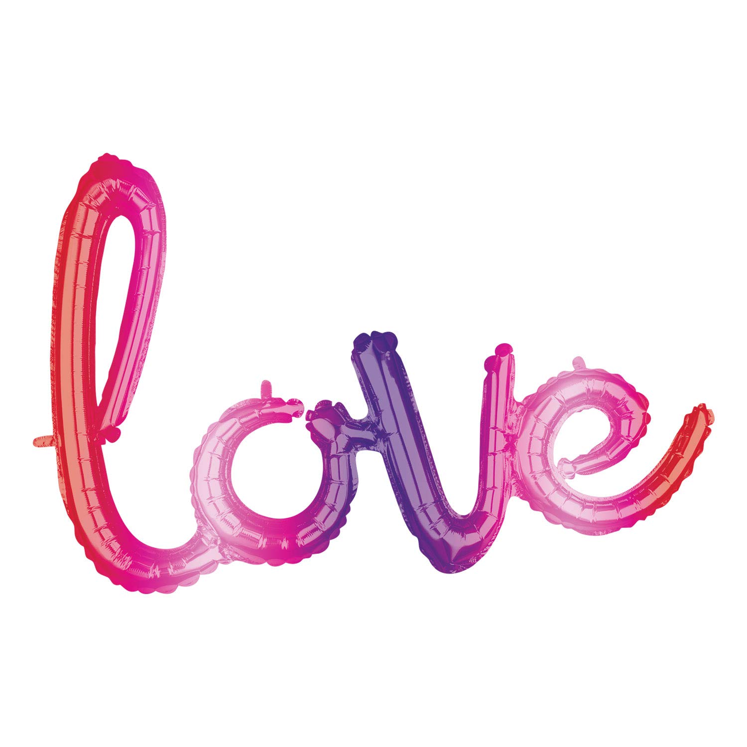 Amscan 3876401 Script Phrase: Ombre Love