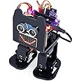 Freenove Bipedal Robot Kit for Raspberry Pi Pico (Not Included) (Compatible with Arduino IDE), LED Matrix Expressions, Obstacle Avoidance, Colorful Lights, Buzzer, Speaker, App