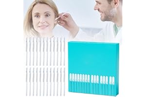 REWDUT Earwax Removal Adhesive Swabs, 2025 New Reusable Ear Wax Removal Tools with Dust Cover Packaging, Cotonetes para Limpiar Oidos for Kids and Adults (Large, 24 pcs)