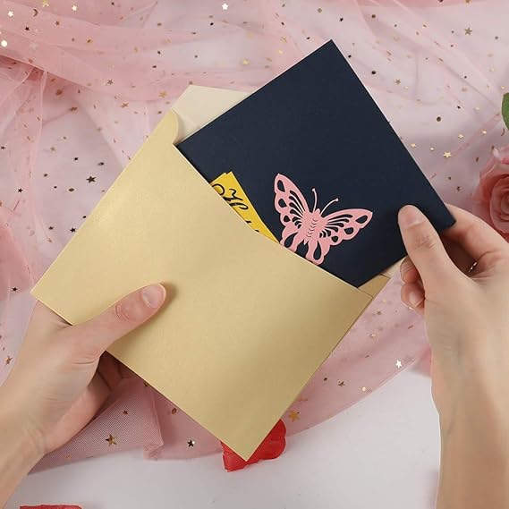 Dgaf Bae Pop Up 3d Carte Danniversaire Amis Joyeux Anniversaire Gateau Faite A La Main Famille Parents Cartes De Vœux Avec Enveloppe Pour Enfants Bleu Loisirs Creatifs Fournitures De Loisirs Creatifs