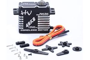 LOWPRICEBRO JX Servo CLS-HV7346MG 46kg Coreless High Precision Steel Gear Full CNC Digital Servo Motor for RC Car Robot Arm Helicopter Airplane Parts