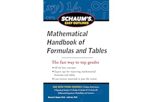 Schaum's Easy Outline of Mathematical Handbook of Formulas and Tables, Revised Edition