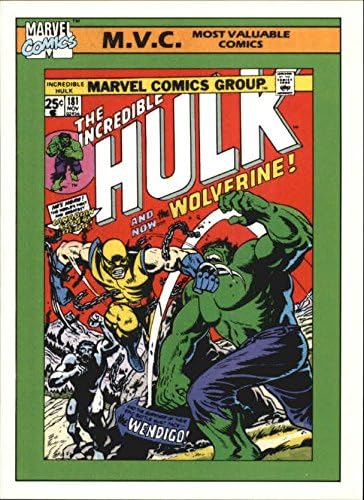 1990 Marvel Universe I #134 Incredible Hulk #181 Trading Card