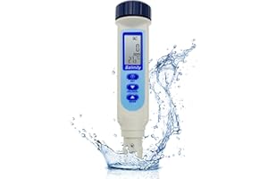 TEKCOPLUS 2 in 1 Salt Tester Digital Salinity Meter with ATC Salinity and Temperature Meter Waterproof IP67 Pen Type Salinometer ppt Aquariums, and Koi Fish Pond for Saltwater Seawater, Hydroponics, Water, Pool