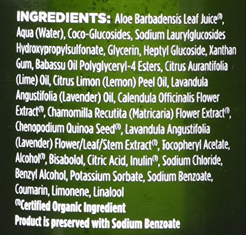 AVALON ORGANIC BOTANICALS, BATH & SHOWER GEL, LAVENDER, 12 OZ