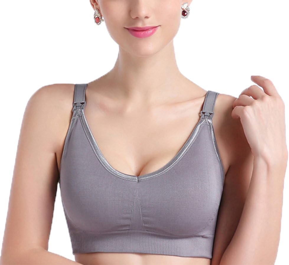 Hellomiko Womens Nursing Bras Maternity Seamless for Breastfeeding Bras