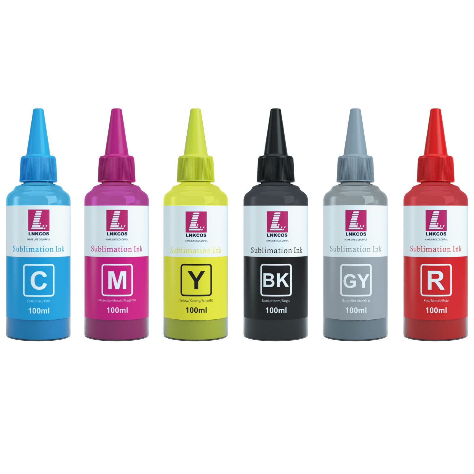 LNKCOS 6×100ML Sublimation Ink for Epson XP15000