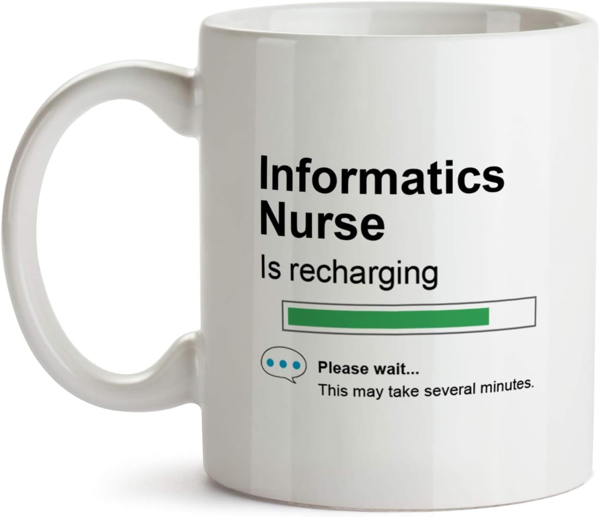 Informatics Nurse Gift Mug - Best Ever Cup - CH Recharging Colleague Coworker Thank You Appreciation Present