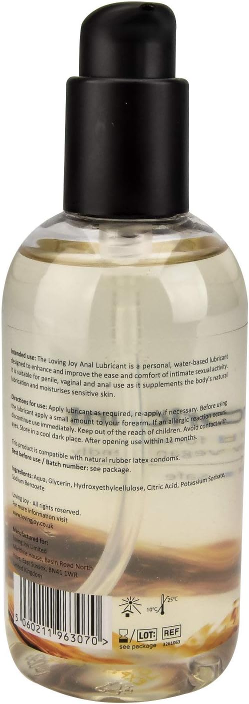 Loving Joy Anal Lubricant, Anal Ease Lubricant Gel, Extra Thick Lubricant Gel, Anal Lube, Thick Water-Based Formula - Image 3