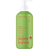 ATTITUDE Body Lotion for Kids, Made in Canada, EWG Verifed Moisturizer, Dermatologically Tested, Plant and Mineral Based Crea