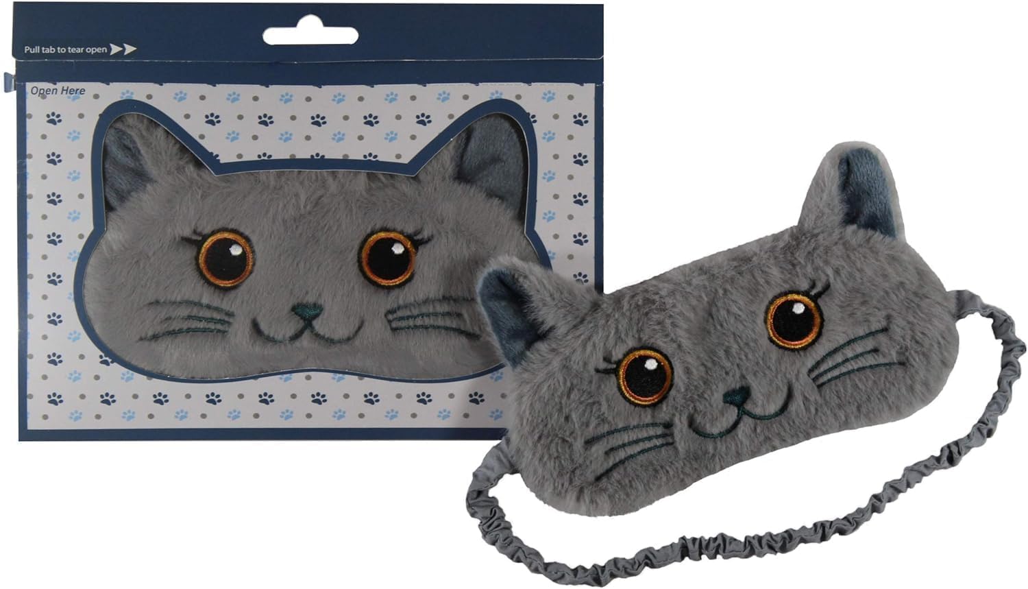 Cat Plush Comfortable Sleep Eye Mask (British Short Hair Cat)