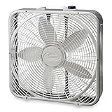 Energy Effecient Innovative Lasko 20-inch Power Plus Home/ Office Bedroom Window Box Fan, T Features 3 Quiet Speed Settings, Fused Safety Plug, Carry Handle, Perfect for Your Home and Office