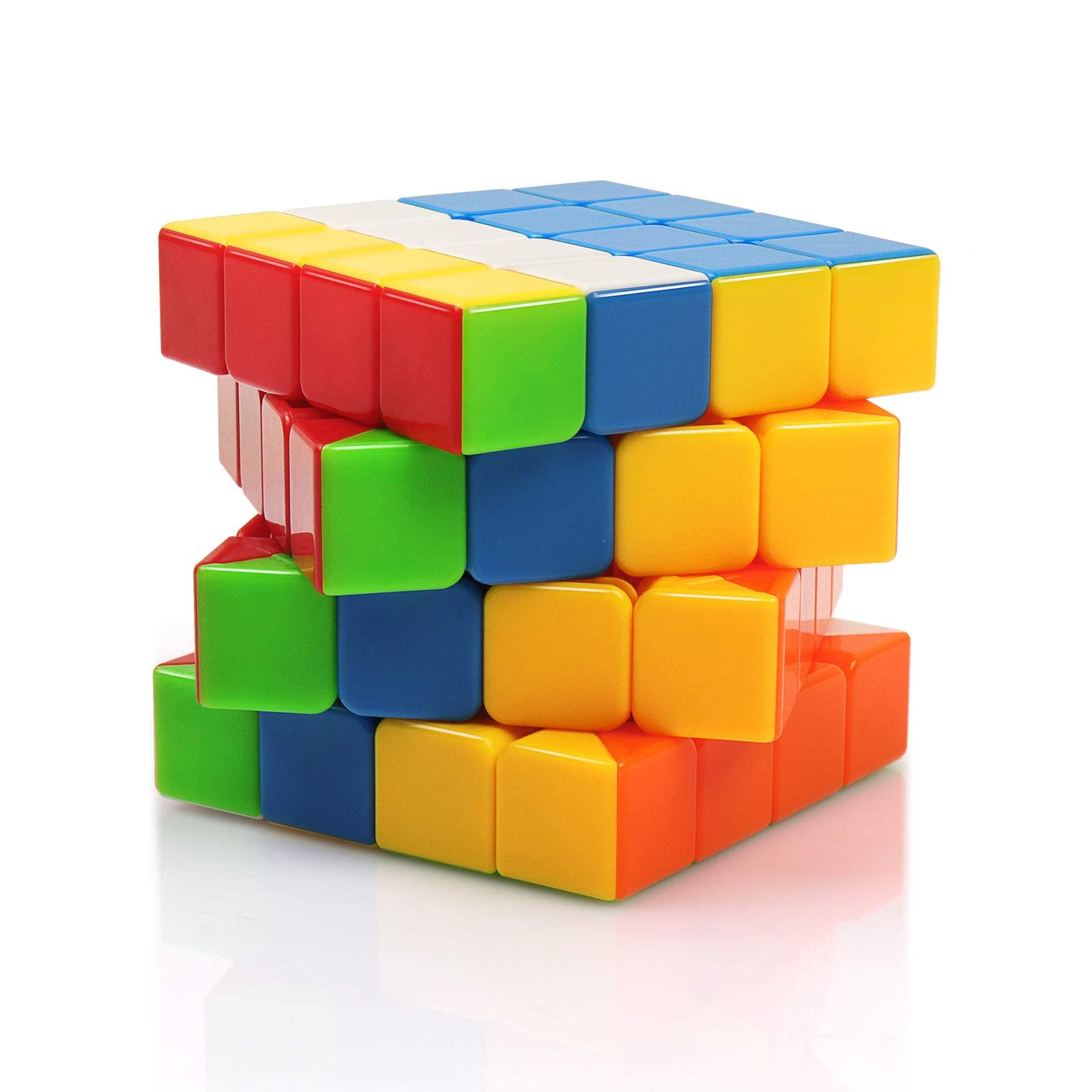 D-FantiX Cyclone Boys 4x4 Speed Cube Stickerless 4 by 4 Magic Cube 4x4x4 Puzzles Toys (60mm)