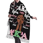 HoLiv Scarf Paraphernalia Sorority Gifts For Women Shawl Cashmere Feel Large Oversized Scarves Wraps